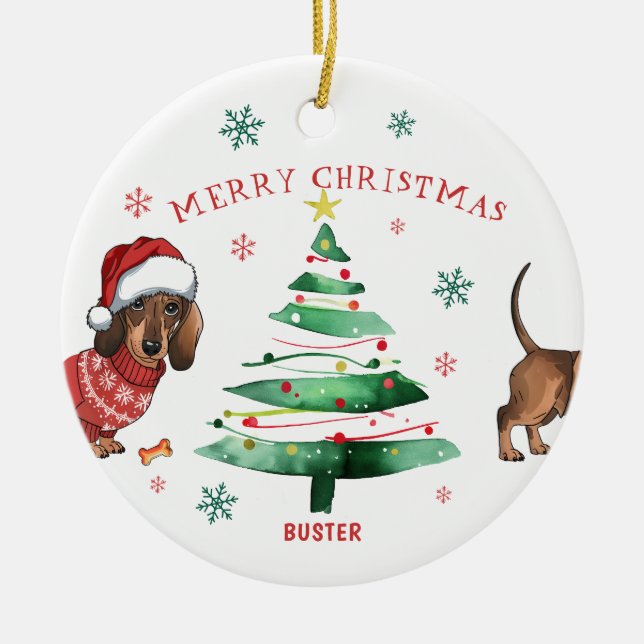 Foto zur Weihnachtsfeier Keramik Ornament (Vorne)