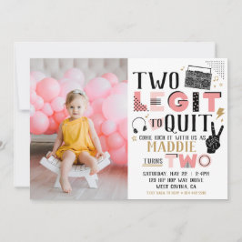 Foto Zwei Legit zu beenden Zweiten Geburtstag Einl Einladung