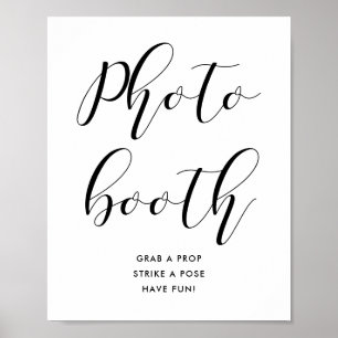 Fotobox-Hochzeitsschild Poster