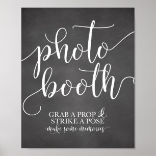 Fotobox Hochzeitsschild - Schnappt euch ein Requis Poster