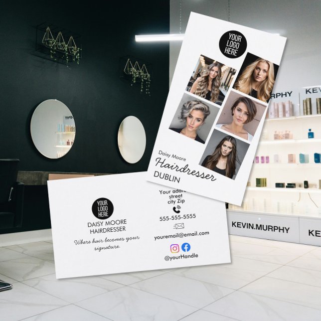 Fotobuch-Design für Friseure Visitenkarte (Von Creator hochgeladen)