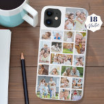 FotoCollage 18 Fotos Farblich weiß Case-Mate iPhone Hülle<br><div class="desc">Erstellen Sie mit dieser benutzerfreundlichen Vorlage Ihr eigenes Foto-Collage-Handy-Gehäuse für eine Collage von 0 f 18 Fotos in verschiedenen Formen und Größen auf einem individuellen Farbhintergrund. Ändern Sie die weiße Hintergrundfarbe, oder fügen Sie Text hinzu, indem Sie auf ANDERE KLICKEN. FOTO TIPP: Wählen Sie ein Foto mit dem Thema in...</div>