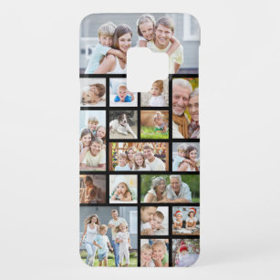 FotoCollage 18 Fotos Farbschwarz Case-Mate Samsung Galaxy S9 Hülle