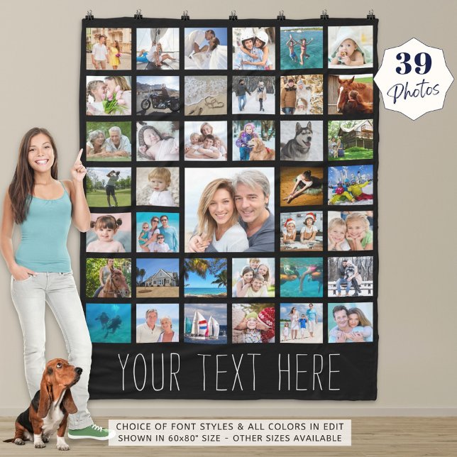 FotoCollage 39 FotoCollage Personalisiert Fleecedecke (Von Creator hochgeladen)