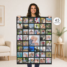 FotoCollage 45 Bilder bearbeitbare Farbe Personali