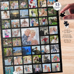FotoCollage 45 Bilder Schwarz<br><div class="desc">Schenken Sie sich ein unvergessliches Geschenk aus einer Sammlung von 45 Fotos für ein Geschenk, das immer und immer wieder Spaß macht, oder schaffen Sie eine Sake-Wand, indem Sie das Puzzle nach seiner Fertigstellung zusammenkleben. Ideal für Jubiläumsgeschenke und Großelterngeschenke, Geburtstage und Meilenstein Errungenschaften und Spaß für ein Ruhestandsgeschenk oder eine...</div>