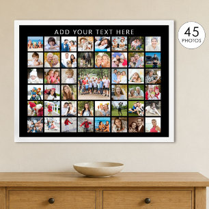 Fotocollage 45 Fotos Personalisiert Maßgeschneider Fotodruck
