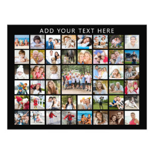 Fotocollage 45 Fotos Personalisiert Maßgeschneider Fotodruck