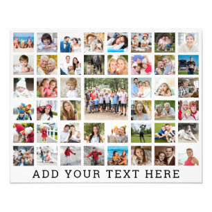 FotoCollage 45 Fotos Personalisierte, benutzerdefi Fotodruck