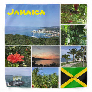FotoCollage aus Jamaika Halstuch