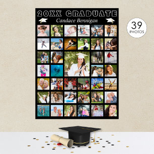 FotoCollage der Modernen Graduierungspartei Poster