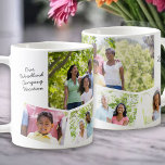 FotoCollage der Produktfamilie - 5 Fotos und benut Kaffeetasse<br><div class="desc">Personalisieren Sie diese Kaffee-Tasse mit Ihren Lieblings-Fotos von Ihrer Wiedersehen oder Urlaub in der Familie. Die Vorlage ist für das Hinzufügen von bis zu 5 Fotos zum Set bereit. Als Hintergrund wird das Foto verwendet, die restlichen 4 Fotos werden in einem Zickzack-Foto am Boden dargestellt. Sie können die Beispielformulierung auch...</div>