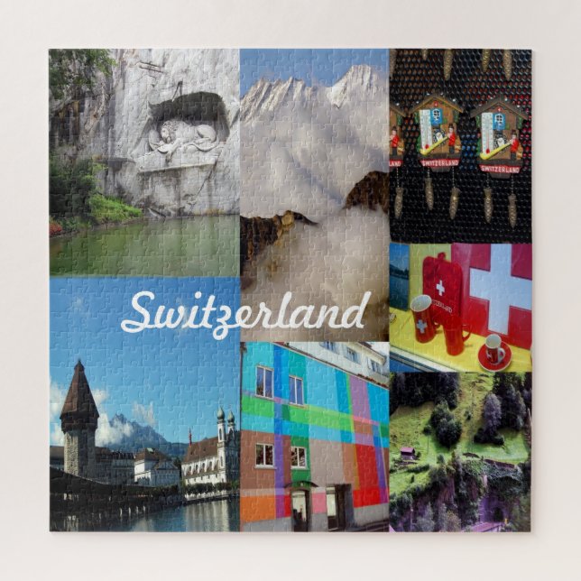 FotoCollage der Schweiz (Vertikal)