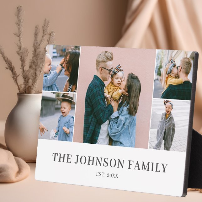 FotoCollage Einfach modern Fotoplatte (Von Creator hochgeladen)