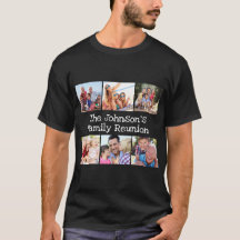 Fotocollage Family Wiedersehen Personalisiert Blac