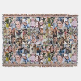 Fotocollage für die ganze Familie, 24-polige Puzzl Decke