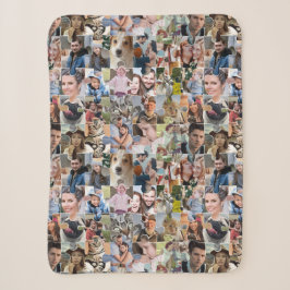 Fotocollage für die ganze Familie, 24-polige Puzzl Sherpadecke