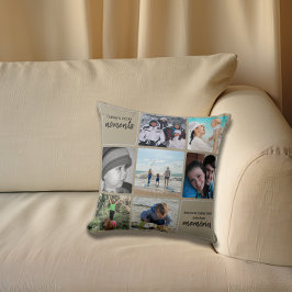FotoCollage für Erinnerungen Kissen