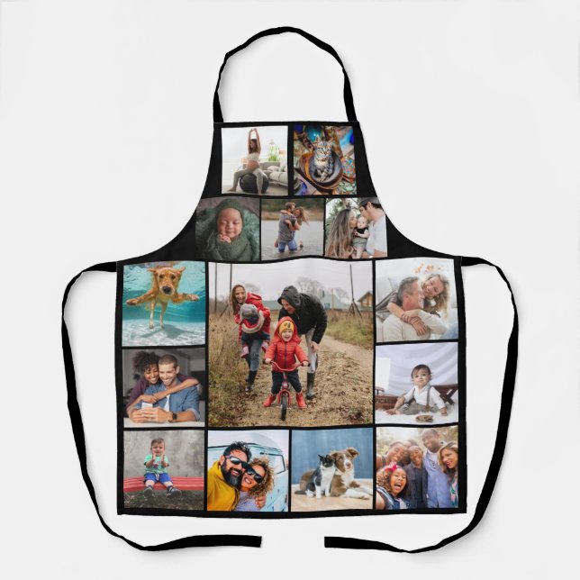 Fotocollage für jede Textfamilie Schürze (Vorderseite)