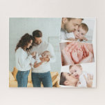 Fotocollage für Kleinkinder mit ZigZag Picture Mon<br><div class="desc">Erstellen Sie Ihr eigenes Puzzle für das Baby Foto mit 4 Ihrer Lieblingsfotos. Die Fotovorlage ist ein Set bis zum Erstellen einer Foto-Collage mit einem Foto, leicht überlagert mit den übrigen drei Fotos in einem vertikalen Zickzack. Ihre Bilder werden in Portrait- und Landschaftsformat mit weißen Rahmen dargestellt.</div>