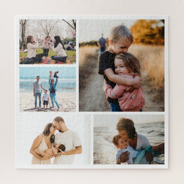 Fotocollage Ideen für Geschenke erstellen 5 Fotos (Vertikal)