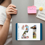 FotoCollage in der Zahl 21 - 21. Geburtstag Magnet<br><div class="desc">Erstellen Sie Ihren eigenen einzigartigen 21. Geburtstag Sake. Die Fotovorlage ist für Sie bereit, Ihre eigene, einzigartige Foto-Collage in der Form der Zahl 21 zu erstellen. Sie können auch den Namen des einundzwanzigjährigen hinzufügen. Ein erschwingliches und nachdenkliches Geschenk für einen Meilenstein Geburtstag. Bitte stöbern Sie in unserem Shop für alternative...</div>