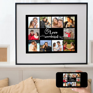 Fotocollage Liebe ist eine wunderschöne Sache 10 B Poster