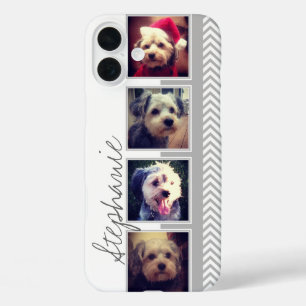 FotoCollage mit Zickzack Muster in Grau title_seo2