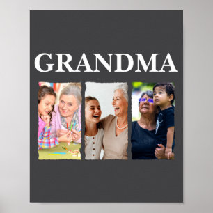 Fotocollage Oma D Familie _1 Poster