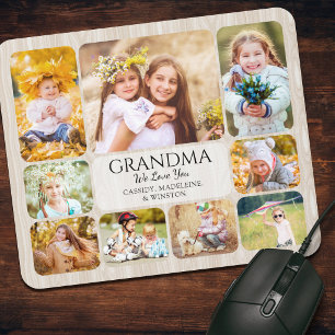 Fotocollage Oma Enkelkinder Mousepad