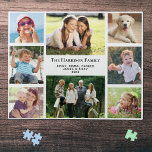 FotoCollage Personalisiert<br><div class="desc">Ein lustiges Foto-Collage Puzzle halten,  dass Ihre Familie schätze und genießen für Jahre. Sie können mit acht Fotos,  Ihrem Familiennamen,  Ihren Vornamen und dem Jahr oder anderen benutzerdefinierten Text personalisieren.</div>