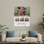 FotoCollage Personalisiert Künstlicher Leinwanddruck<br><div class="desc">Familienfoto Collage Personalisierte Imitate Canvas Wand an Wand Kunst</div>