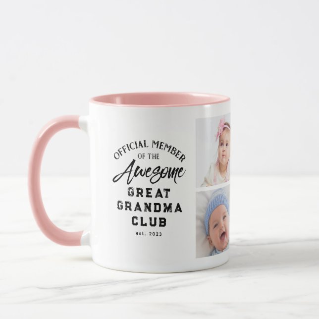 FotoCollage Phantastisch Großes Oma Tasse (Links)