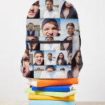 FotoCollage - Stellen Sie Ihr Gesicht auf Bedruckter Rucksack<br><div class="desc">Erstellen Sie das ultimative Accessoire, wenn Sie Ihr Gesicht (oder irgendein anderes Foto) zu diesem individuellen Rucksack hinzufügen. Die Tasche hat einen übergroßen Collage-Druck, der für bis zu 4 Fotos angepasst werden kann. Die Collage eignet sich am besten für vertikal ausgerichtete oder portraitorientierte Fotos. Fügen Sie ein paar lustige Fotos...</div>