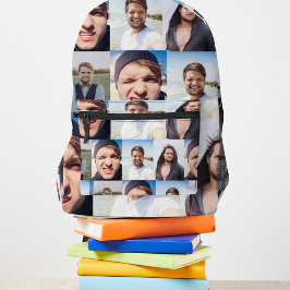 FotoCollage - Stellen Sie Ihr Gesicht auf Bedruckter Rucksack