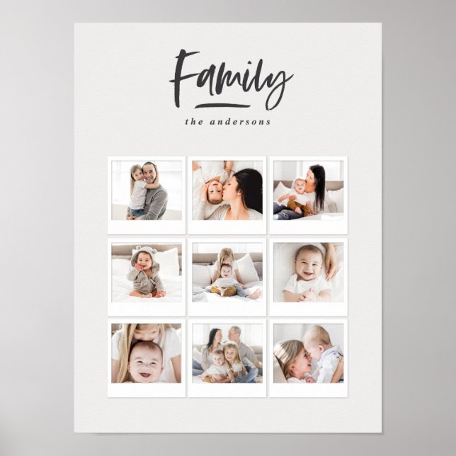 Fotodruck mit mehreren Fotos Poster (Vorne)