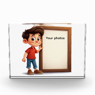 Fotoframe-Design mit Jungen - Heb deinen Moment ho Fotoblock