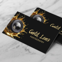 Fotograf Abstrakt Gold Lens Moderne Fotografie