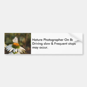 Fotograf an Bord des Autoaufklebers Autoaufkleber