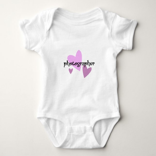 Fotograf Baby Strampler (Vorderseite)