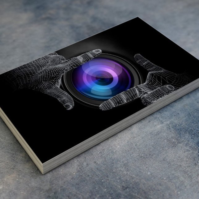 Fotograf Berufliche Hände Fotografie Visitenkarte (Von Creator hochgeladen)