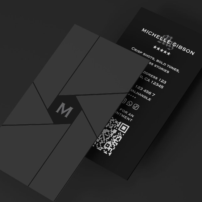 Fotograf Camera Shutter Lens Dark Gray Visitenkarte (Photographer Camera Shutter Lens Dark Grey Business Card
)