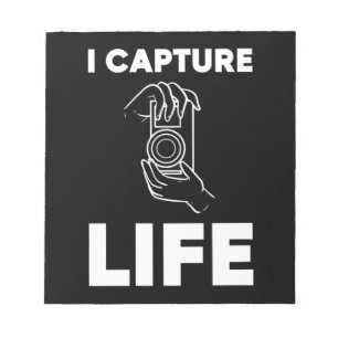 Fotograf Capture Life Notizblock