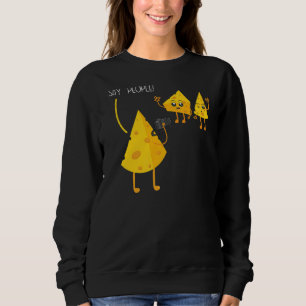 Fotograf Cheesy Mozzarella Cheddar Camera Sweatshirt