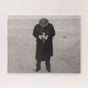 Fotograf der 40er Jahre am Strand