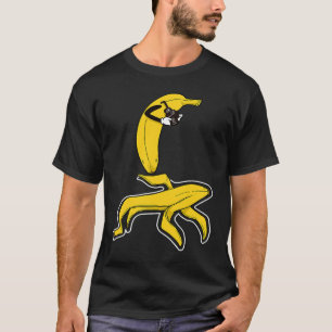 Fotograf der Kriminalszene mit Bananenopfer T-Shirt