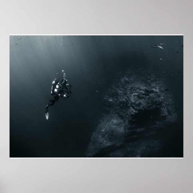 Fotograf Diver Poster (Vorne)