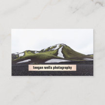 Fotograf Einfache Plaque-Fotokarte