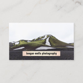 Fotograf Einfache Plaque-Fotokarte Visitenkarte