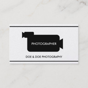 Fotograf-Filmemacher-Fotografie-Goldpapier Visitenkarte